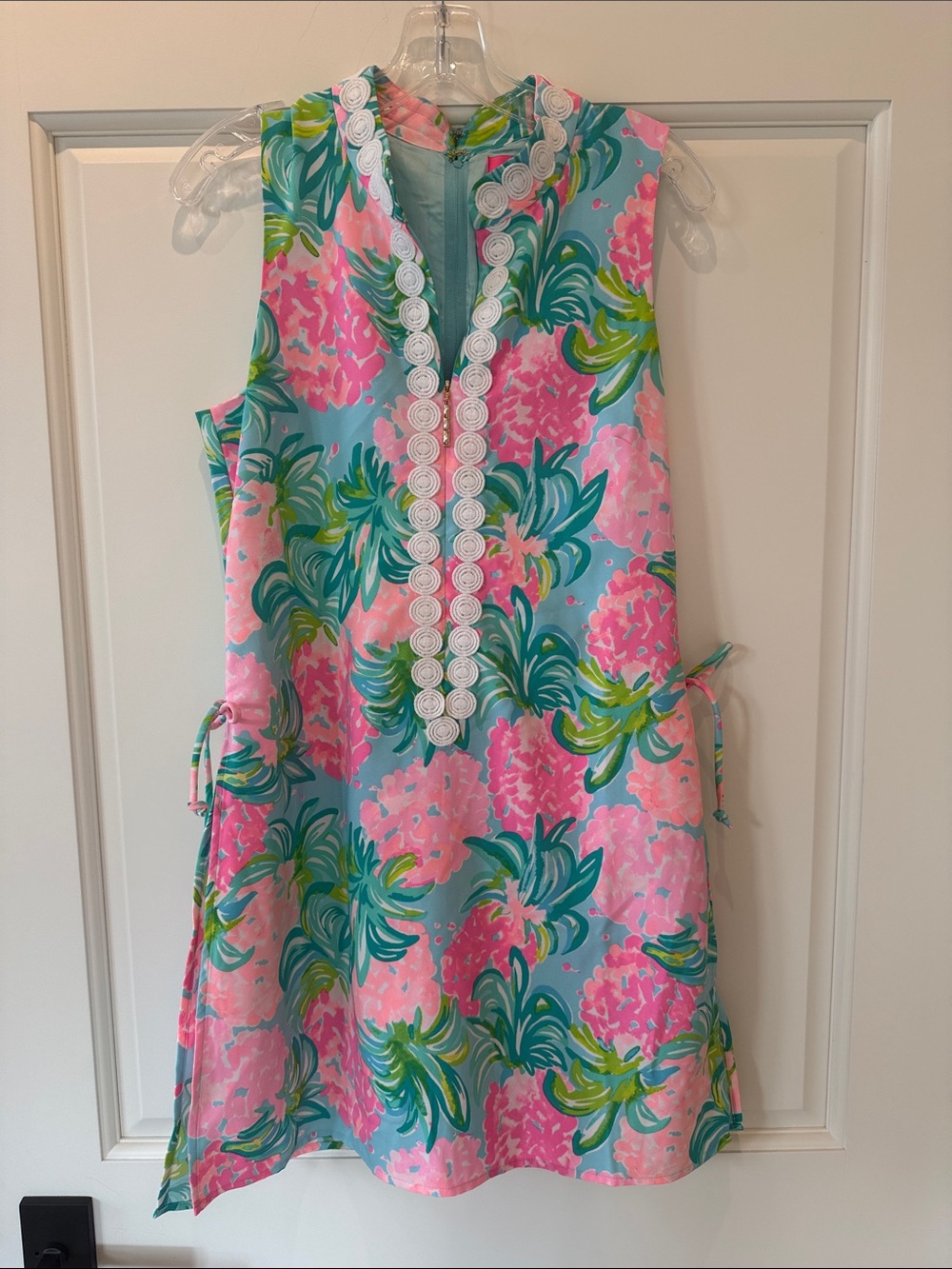 Lilly Pulitzer Pink & Aqua Floral Romper